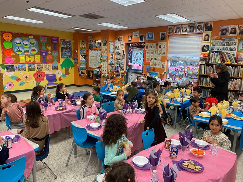 Boys and girls had fun at the Kindergarten Melave Malka