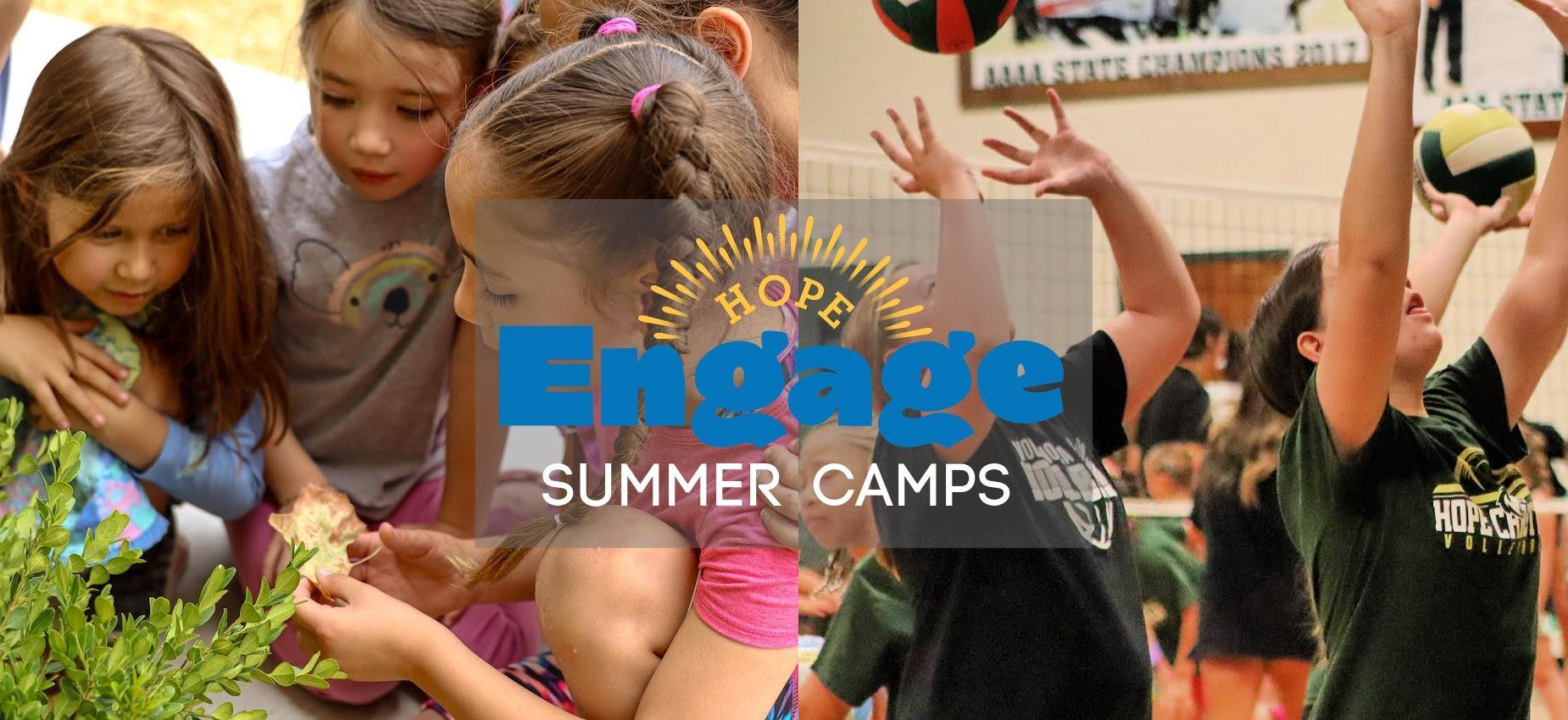 Summer day camp and summer sports camps at HOPE