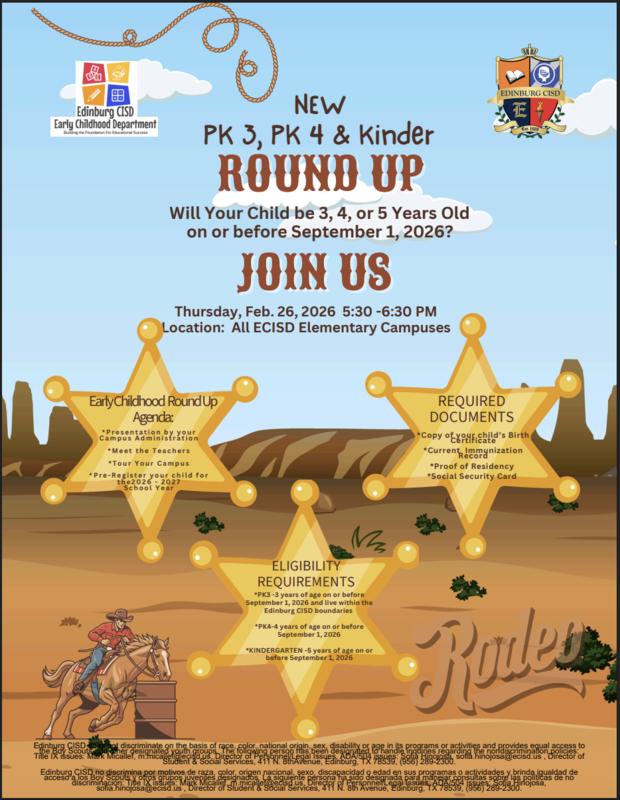 Pre-K Round Up English