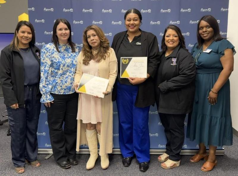 TISD employees at the Region 12 BESA Celebration