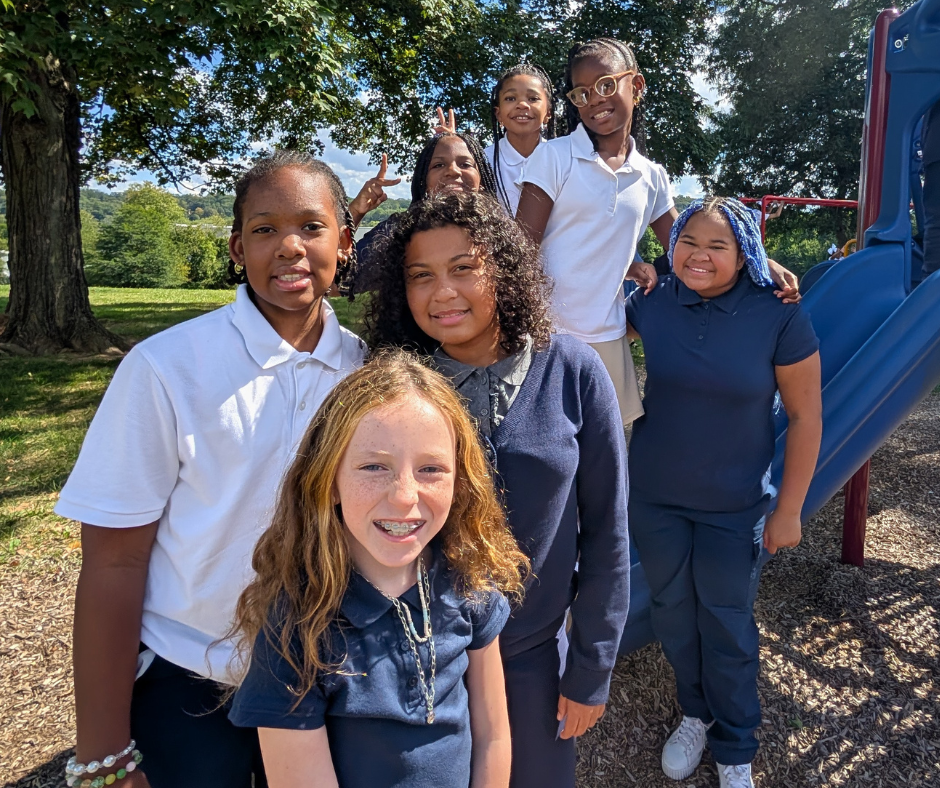 Center School students during field day