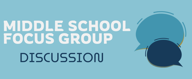 teal background with two colored speech bubbles