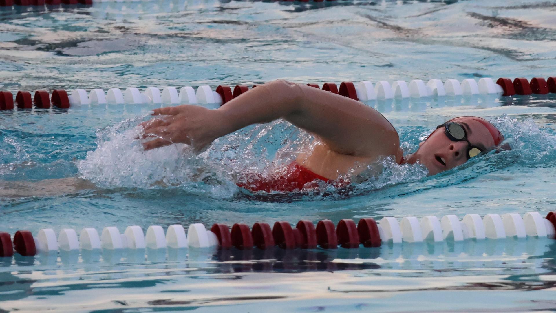 Casey Blehm swimming