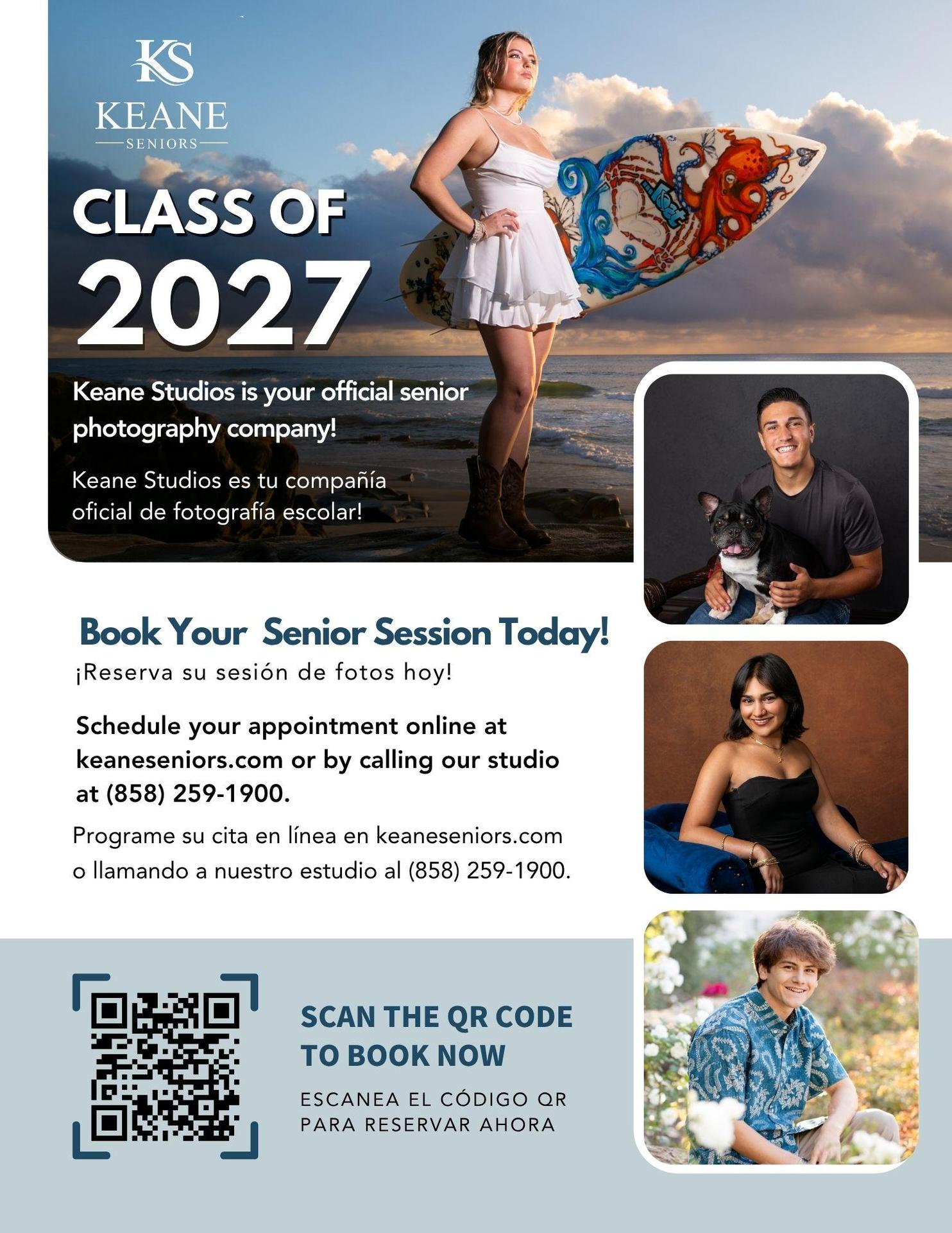 Senior Portrait Flyer 2027