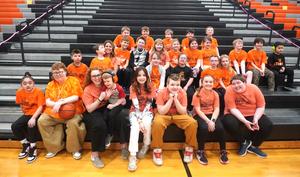 Members of the Lee and Page Unified Sports team.