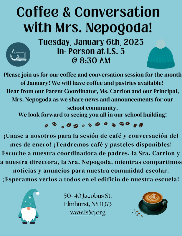 Coffee and Convo Flyer