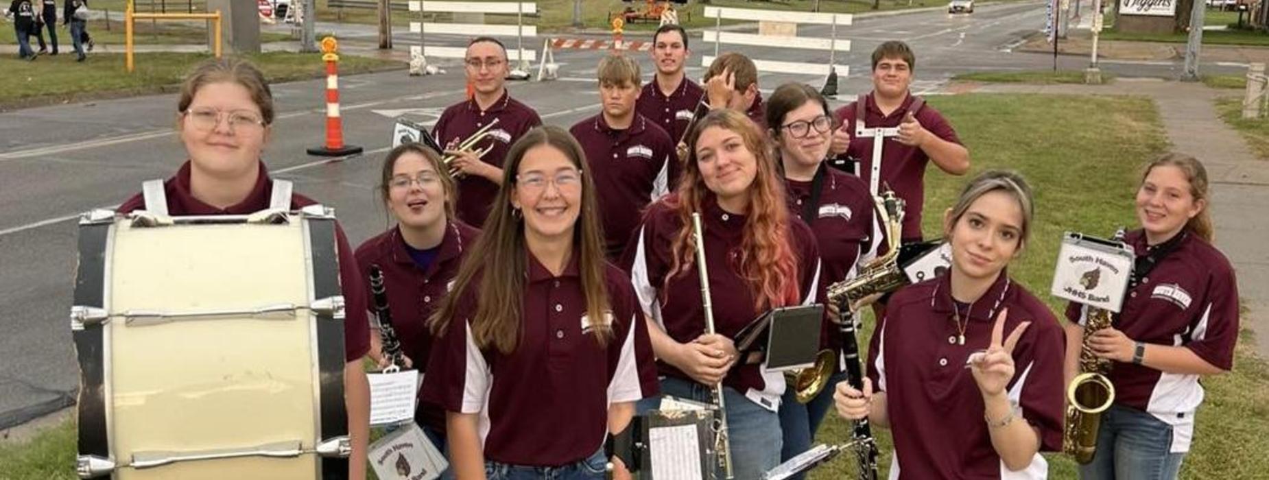 HS Band at parade