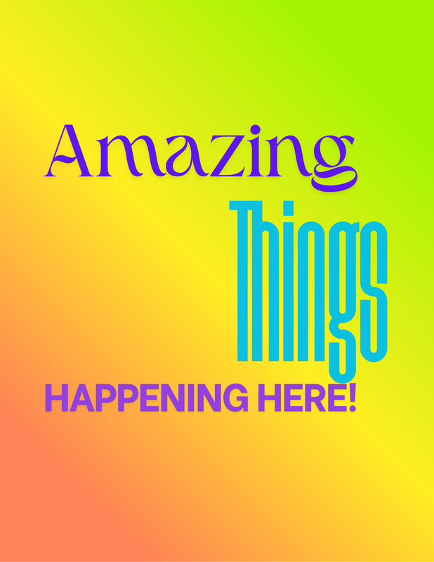 Amazing things happening here!