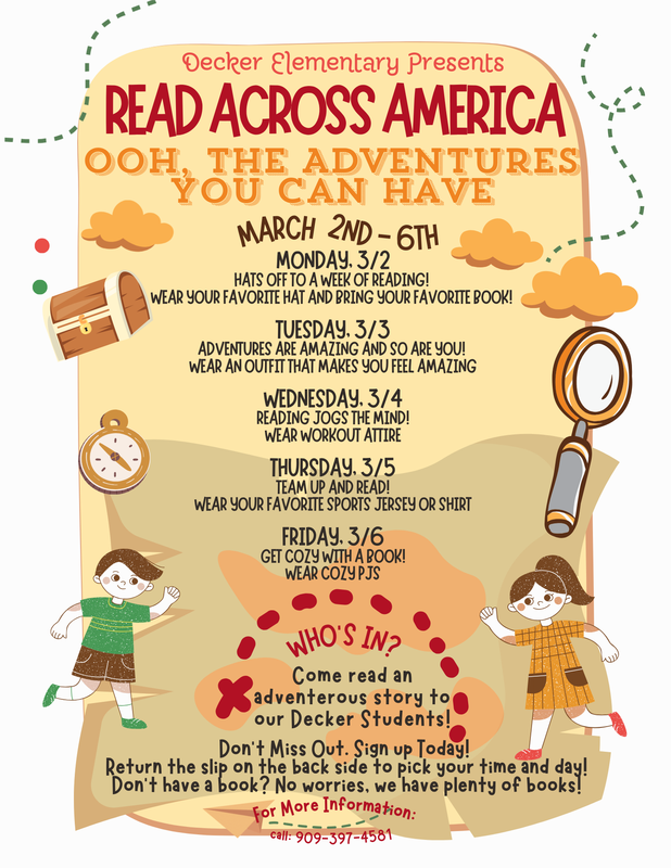 Read Across America Week, March 2- 6, 2026