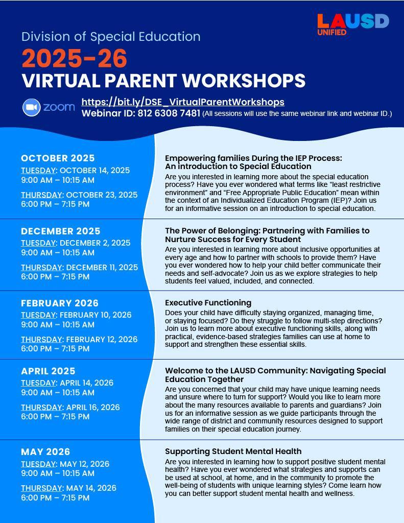 parent workshop
