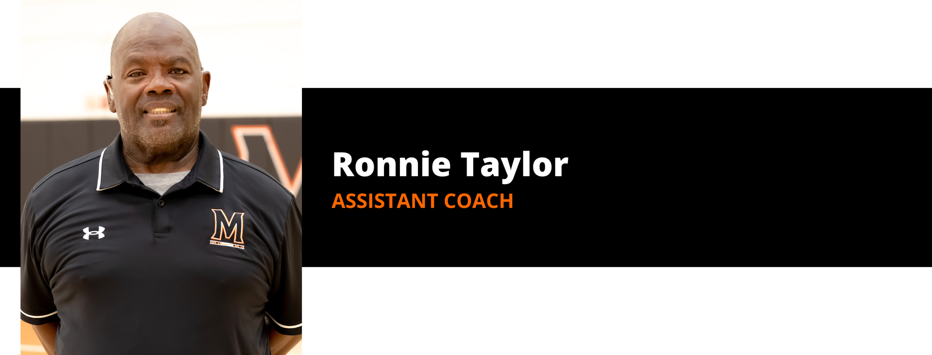 Headshot of Ronnie Taylor, Assistant Coach