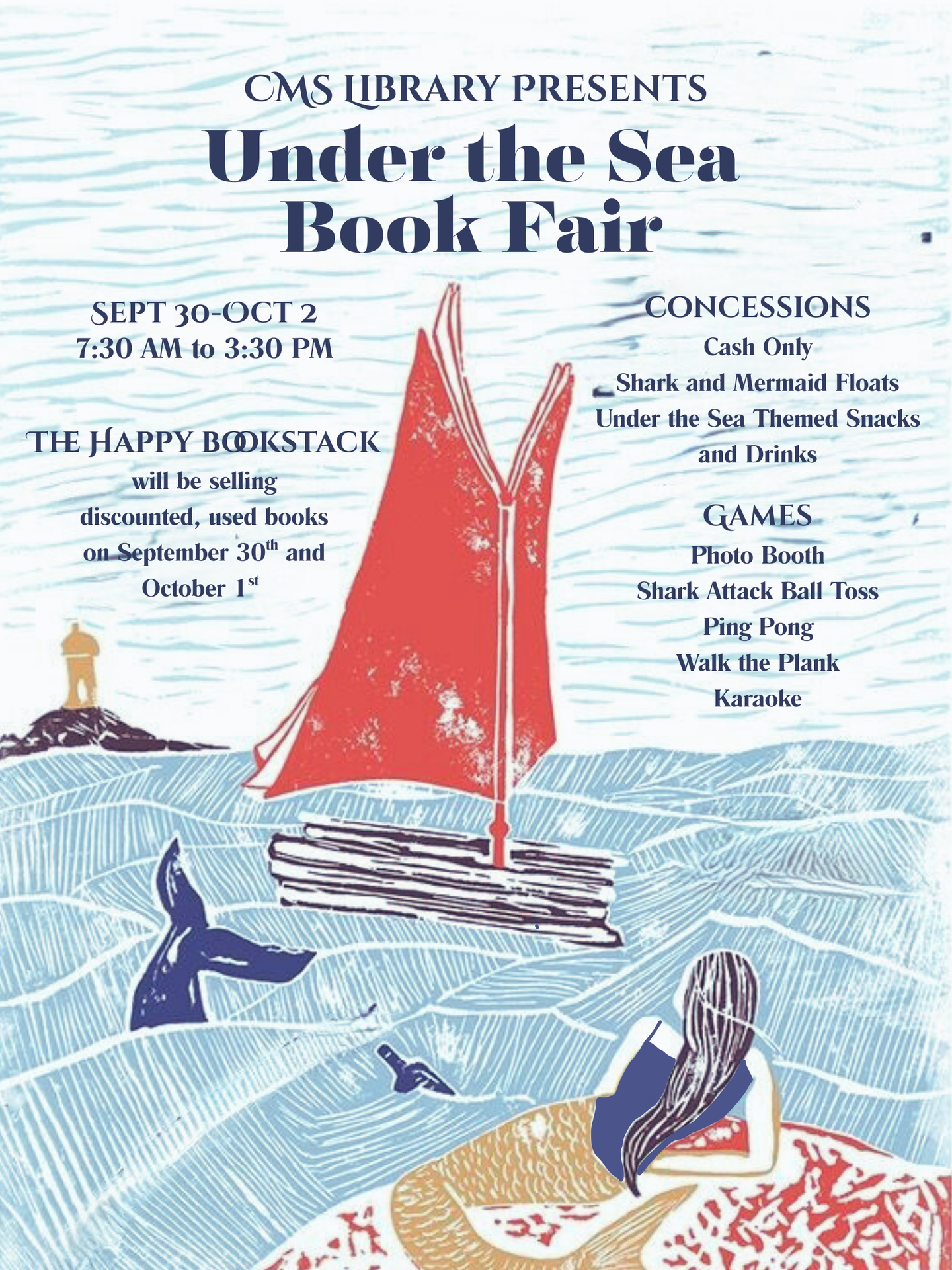 CMS fall book fair ad