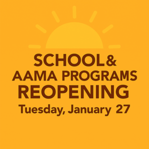 Sanchez and AAMA will be open on January 27