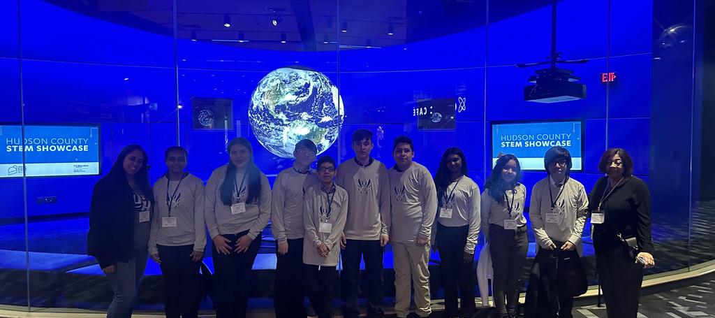 UHMS Students at the Hudson County STEM Showcase