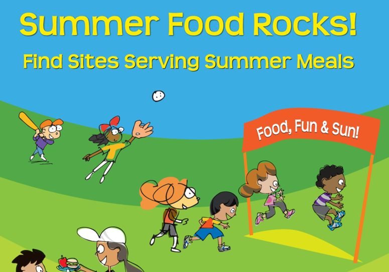 Summer Food Rocks! picnic scene