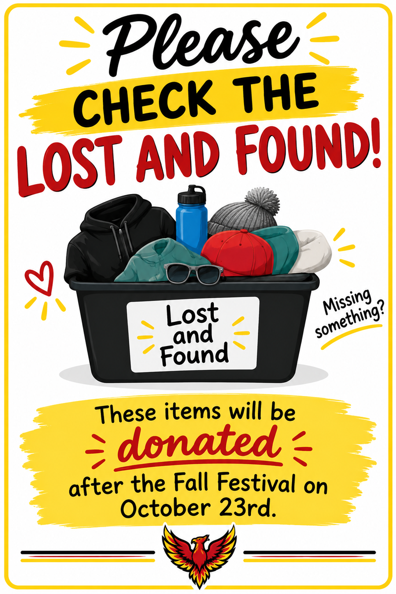 Please check the lost and found!