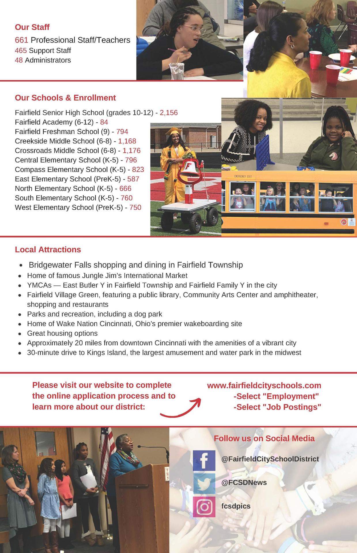 This is an image of the Recruiting flyer for diverse staff. A pdf version is posted at the bottom of this page