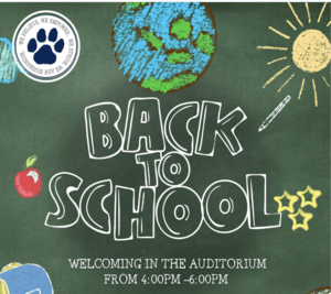 back to school image with pencil back pack