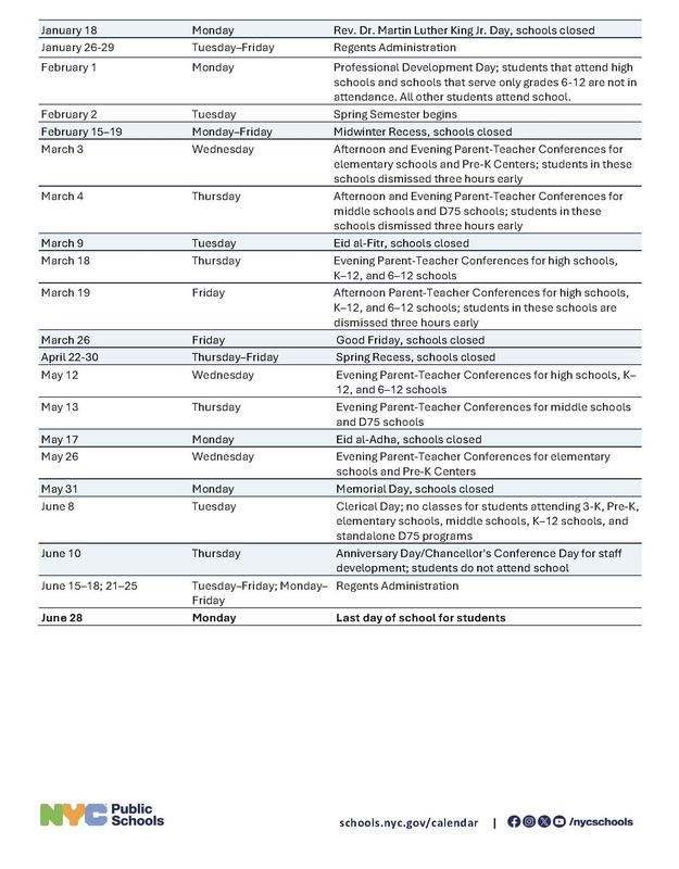NYCPS Calendar Page 2 (English)