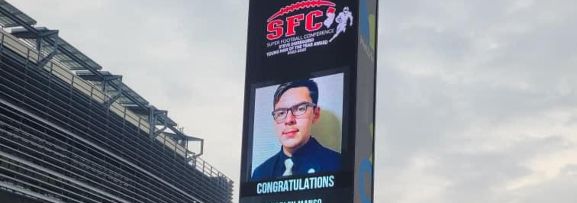 Bradley Manso - SFC Man of the Year Award Finalist