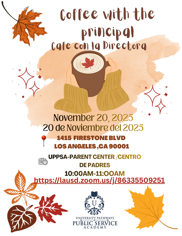 COFFEE WITH THE PRINCIPAL