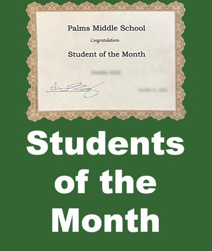 Students of the Month