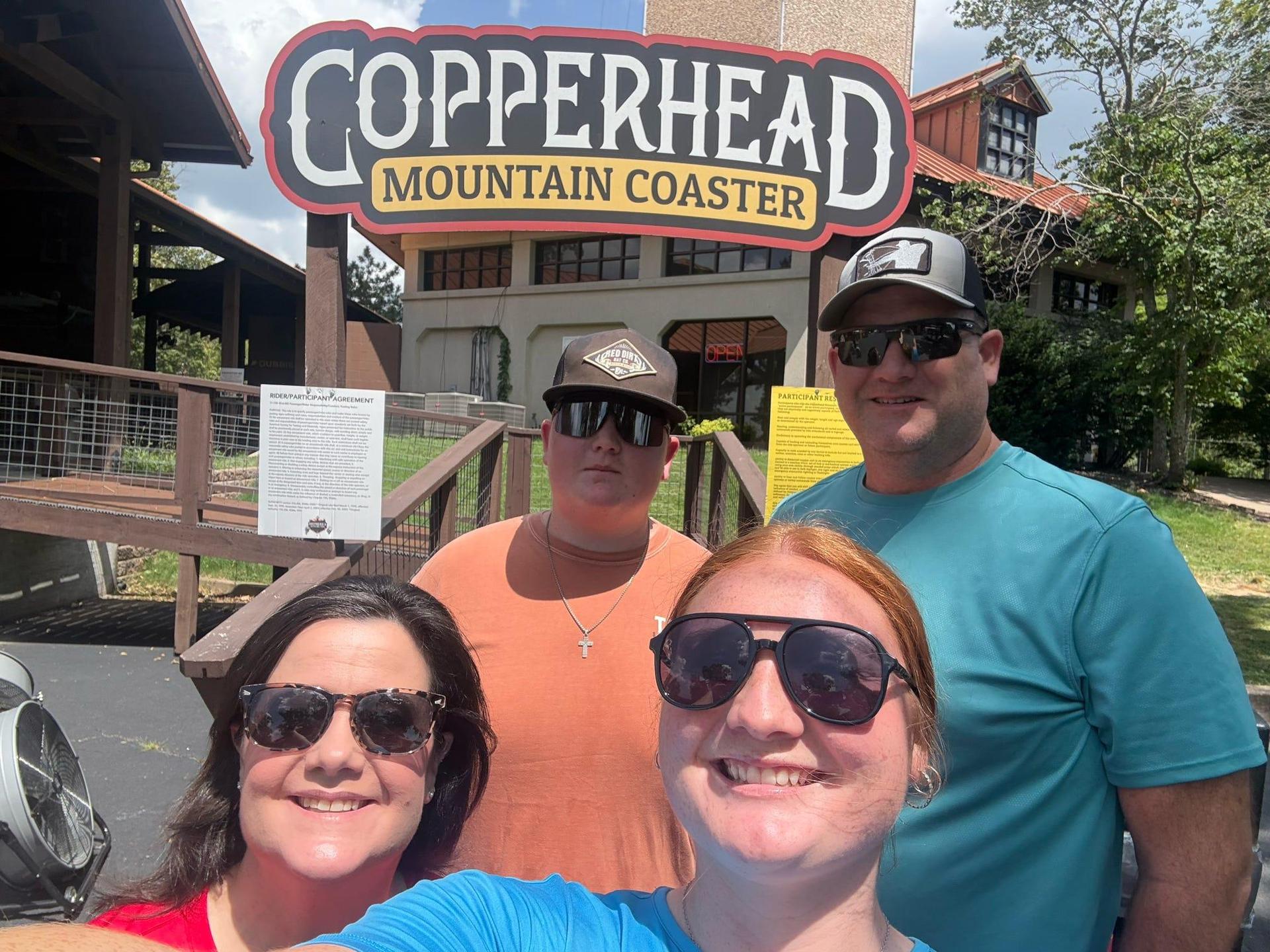 This mountain coaster in Branson was a lot of fun!