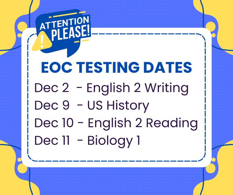 EOC dates