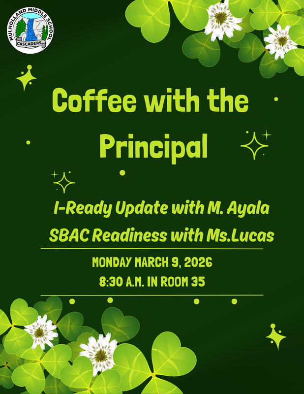 Coffee with the Principal March