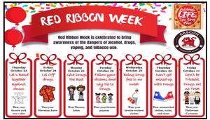 red ribbon week activities flyer