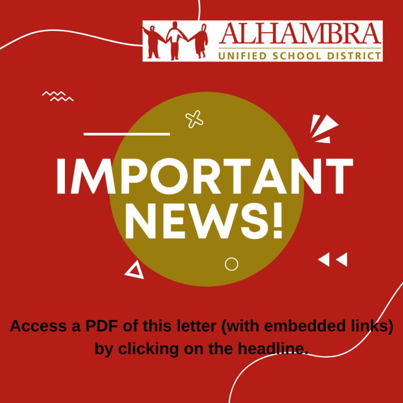 Alhambra Unified School District Alhambra Unified School District