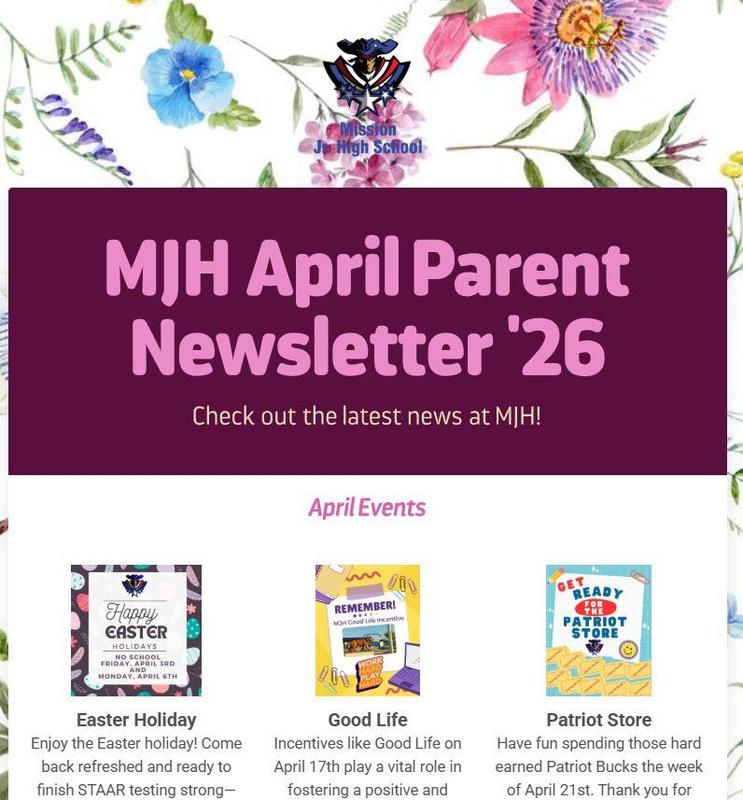 news letter for april