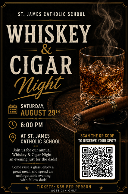 Whiskey & Cigar Night! Featured Photo