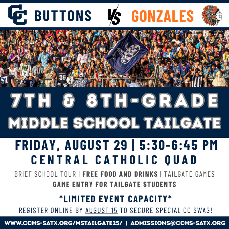 7th & 8th-Grade Middle School Tailgate