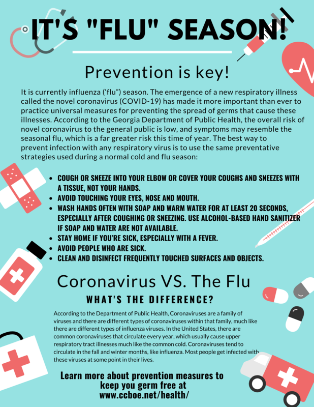 Flu and Illness Prevention Flyer