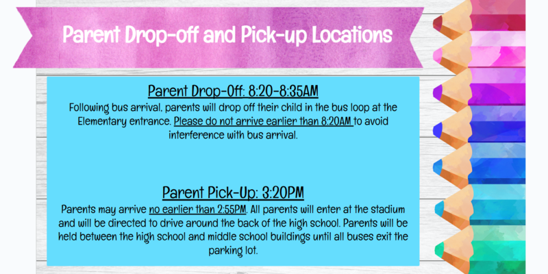 Friendly Reminder for Parent Drop-Off & Pick-Up
