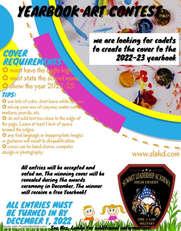 SLAHD is having an Art Contest