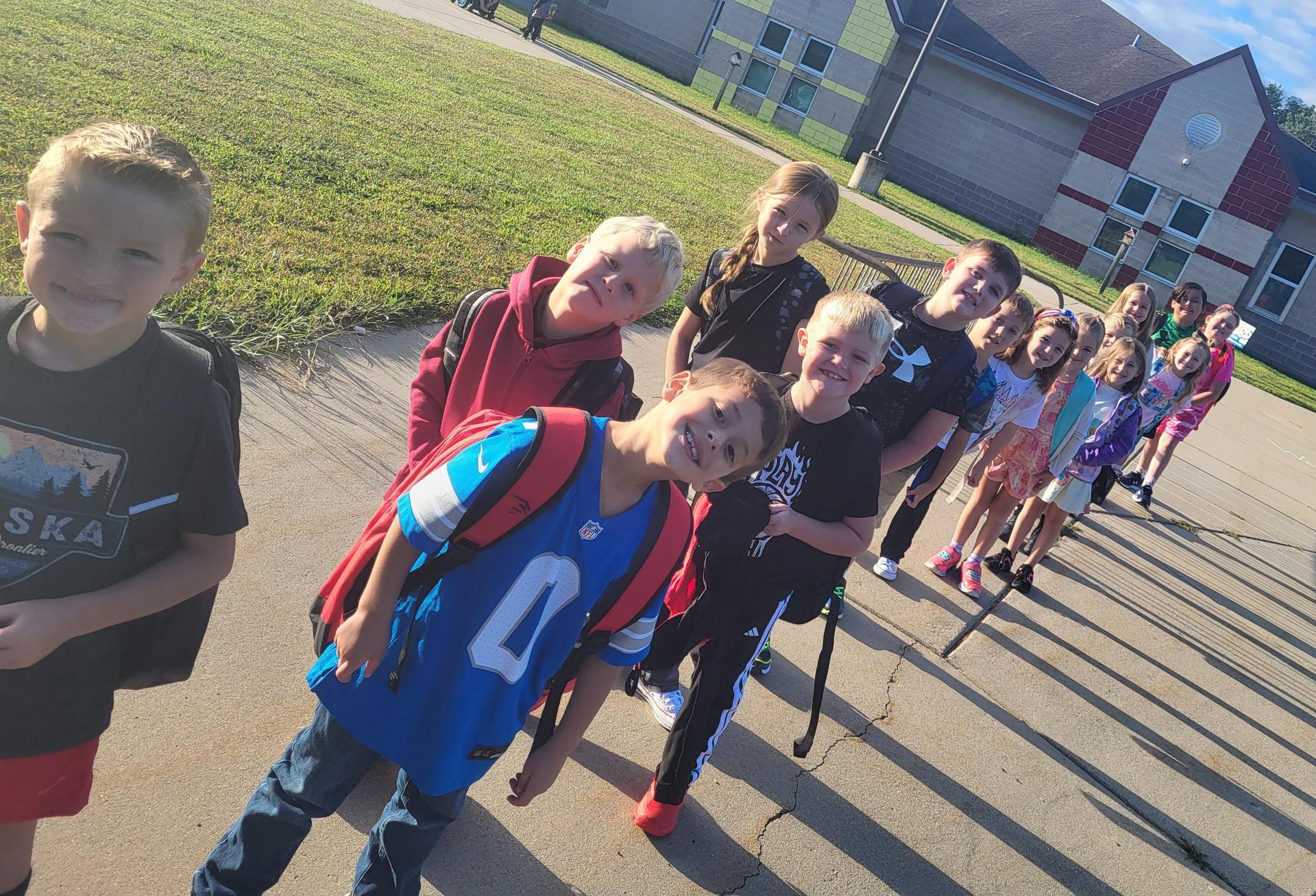 Waiting for the bus!