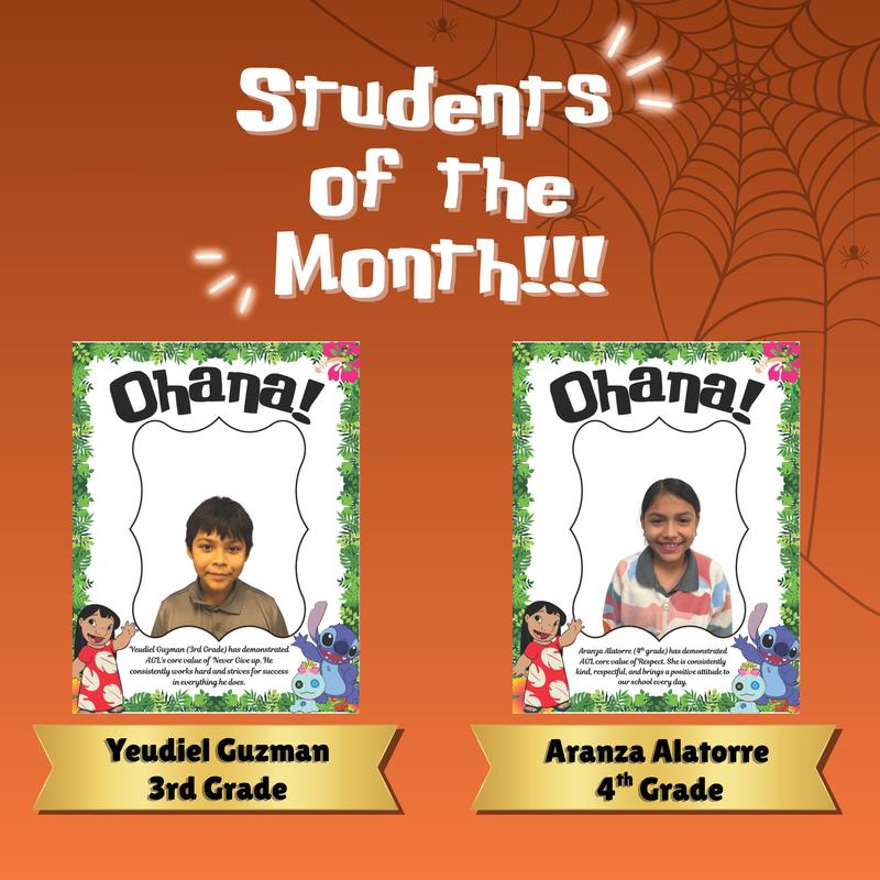 October Champions of the Month