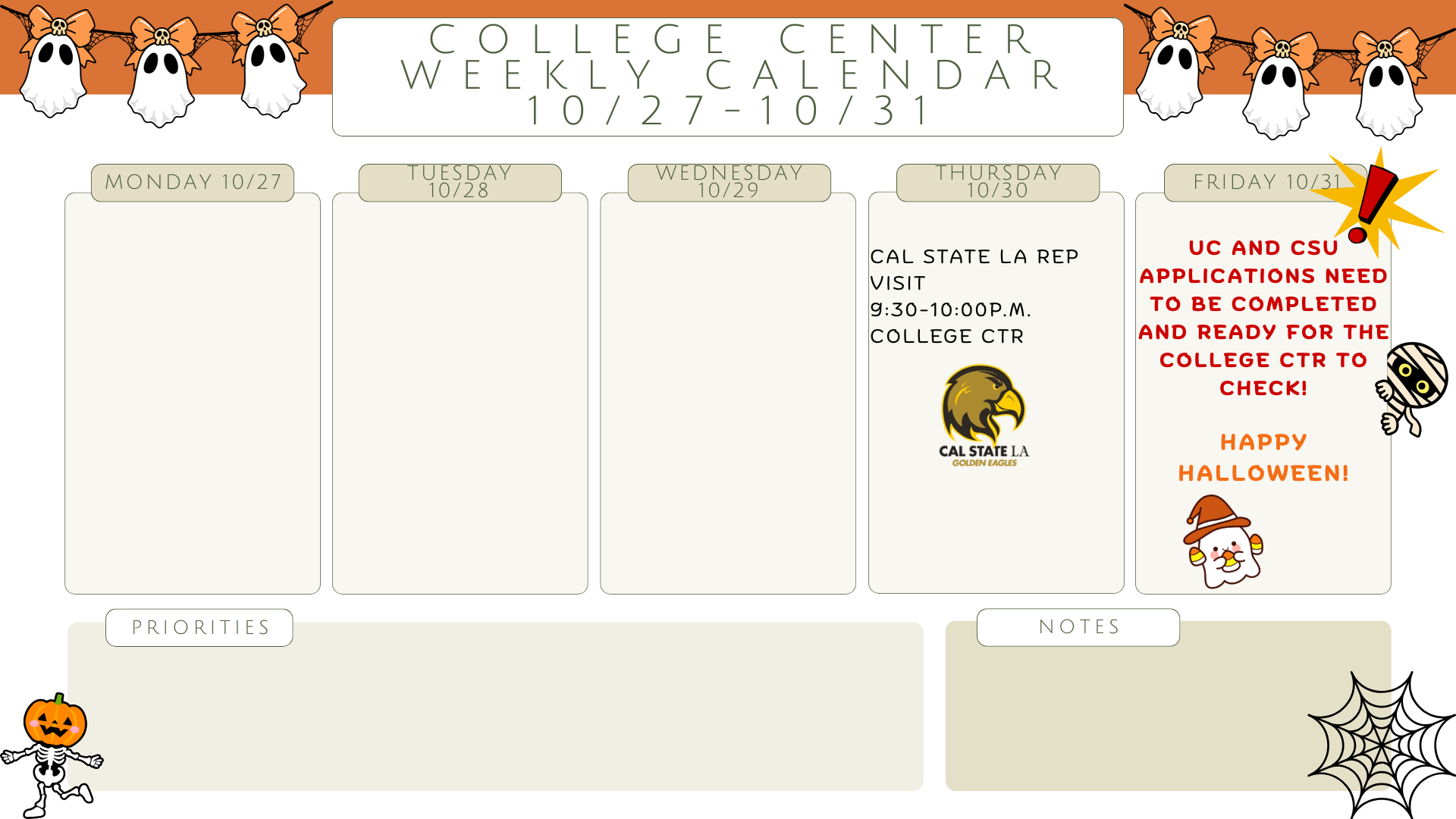 College Center Events – College Center – Felicitas And Gonzalo Mendez ...