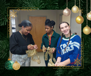 SPSD central office tree decorating 2025