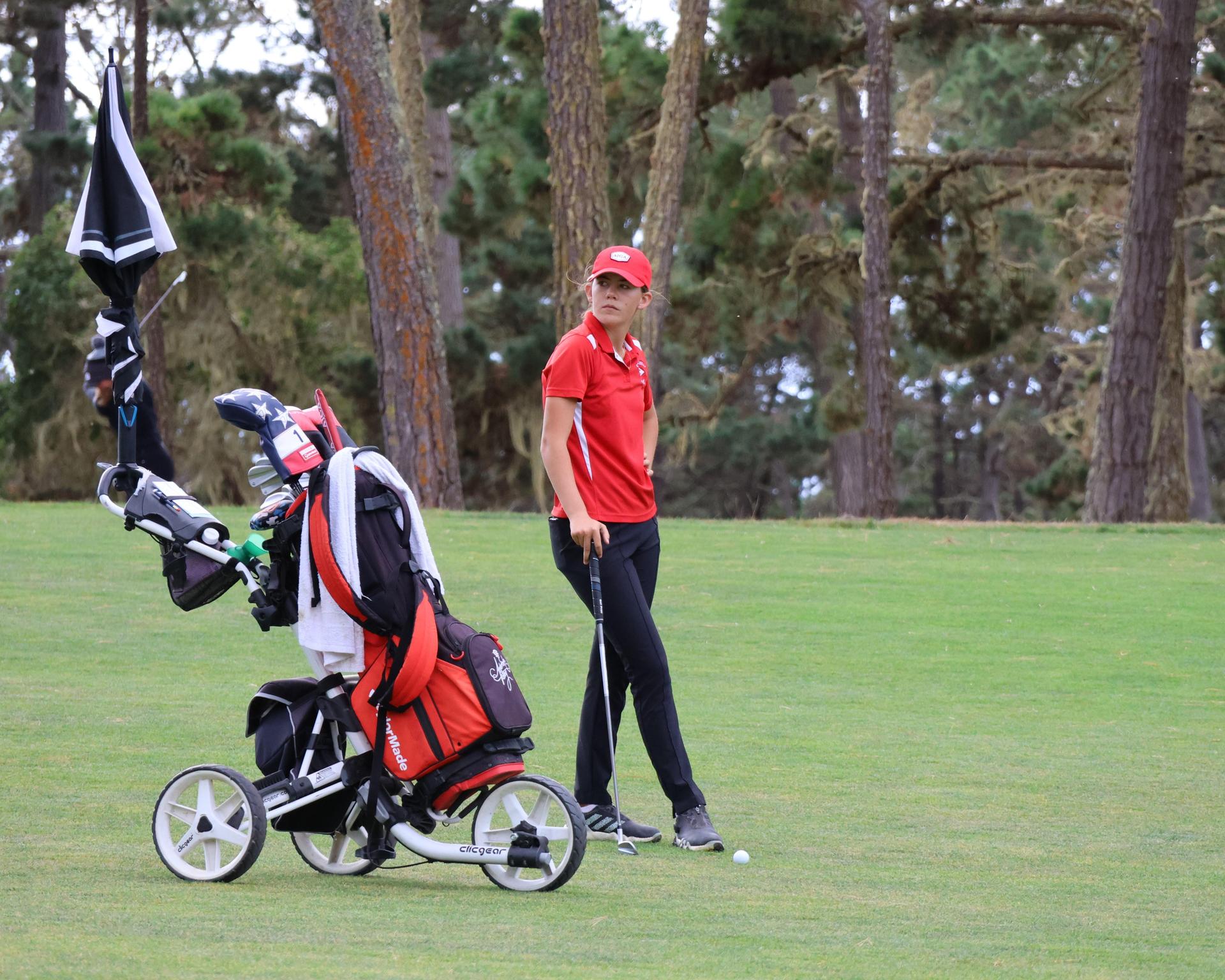 asterisk talley playing golf at poppy hills