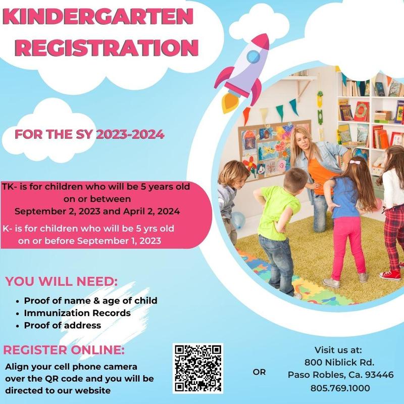 Kinder and TK Registration IMAGE English