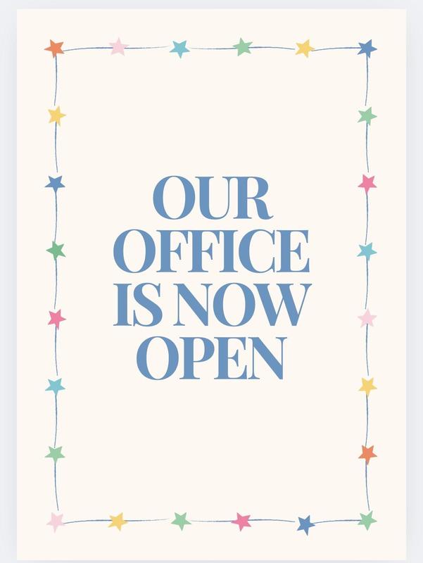 Office Now Open Featured Photo