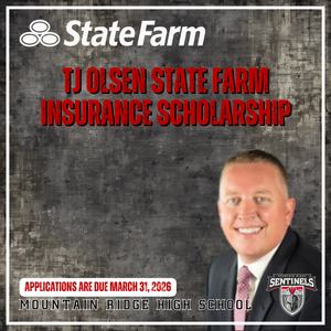 THE TJ OLSON STATE FARM SCHOLARSHIP: TWO $500 AWARDS FOR MRHS SENIORS