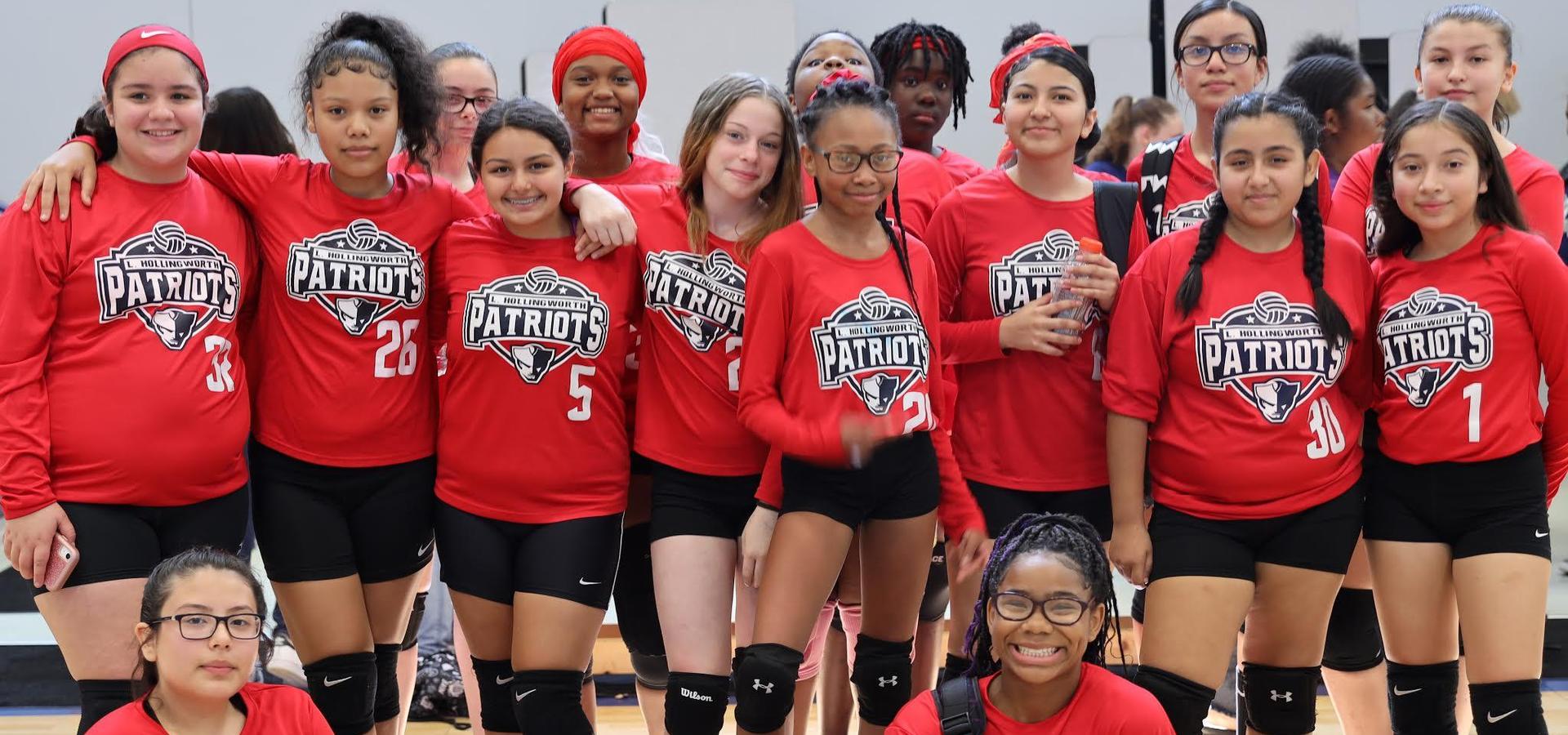 Group picture of LHS Volleyball team.
