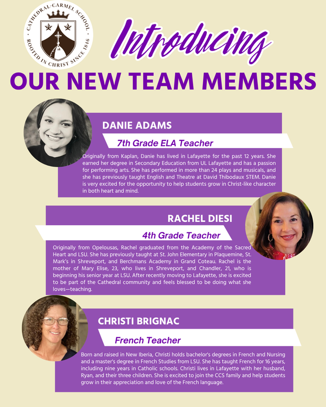 WELCOME to our Newest CCS Faculty Members! Featured Photo