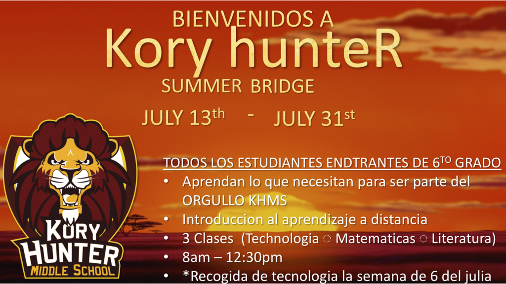 Alliance Kory Hunter Middle School