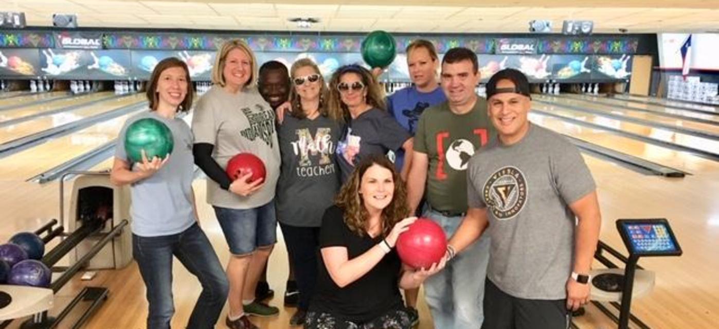 staff bowling party