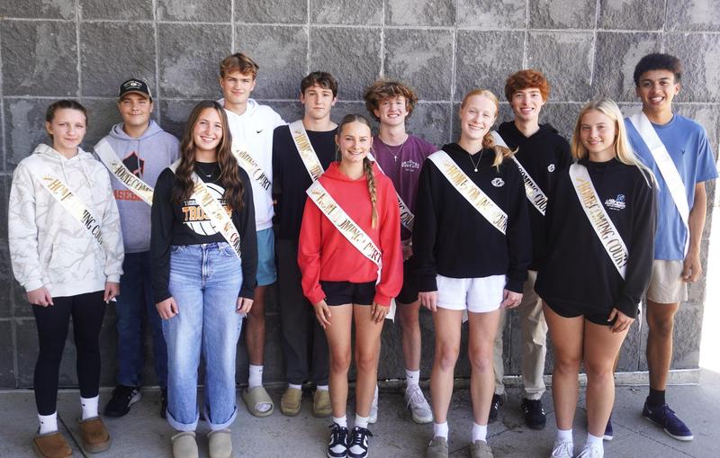 Members of the TKHS 2025 Homecoming Court.
